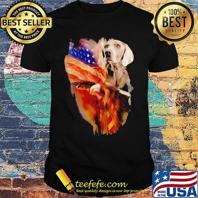 Weimaraner American Wings Independence Day Shirt