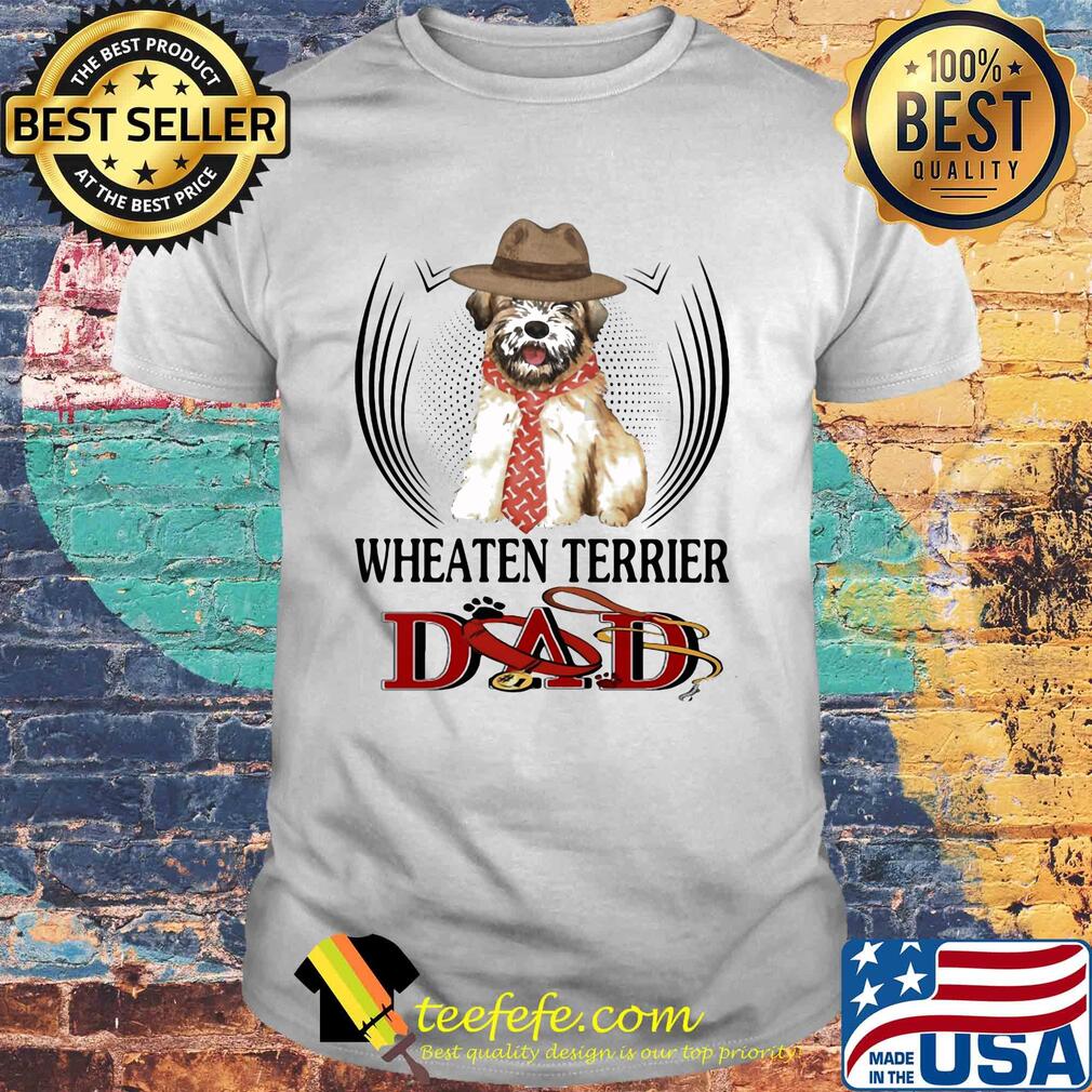Wheaten terrier dad paw shirt