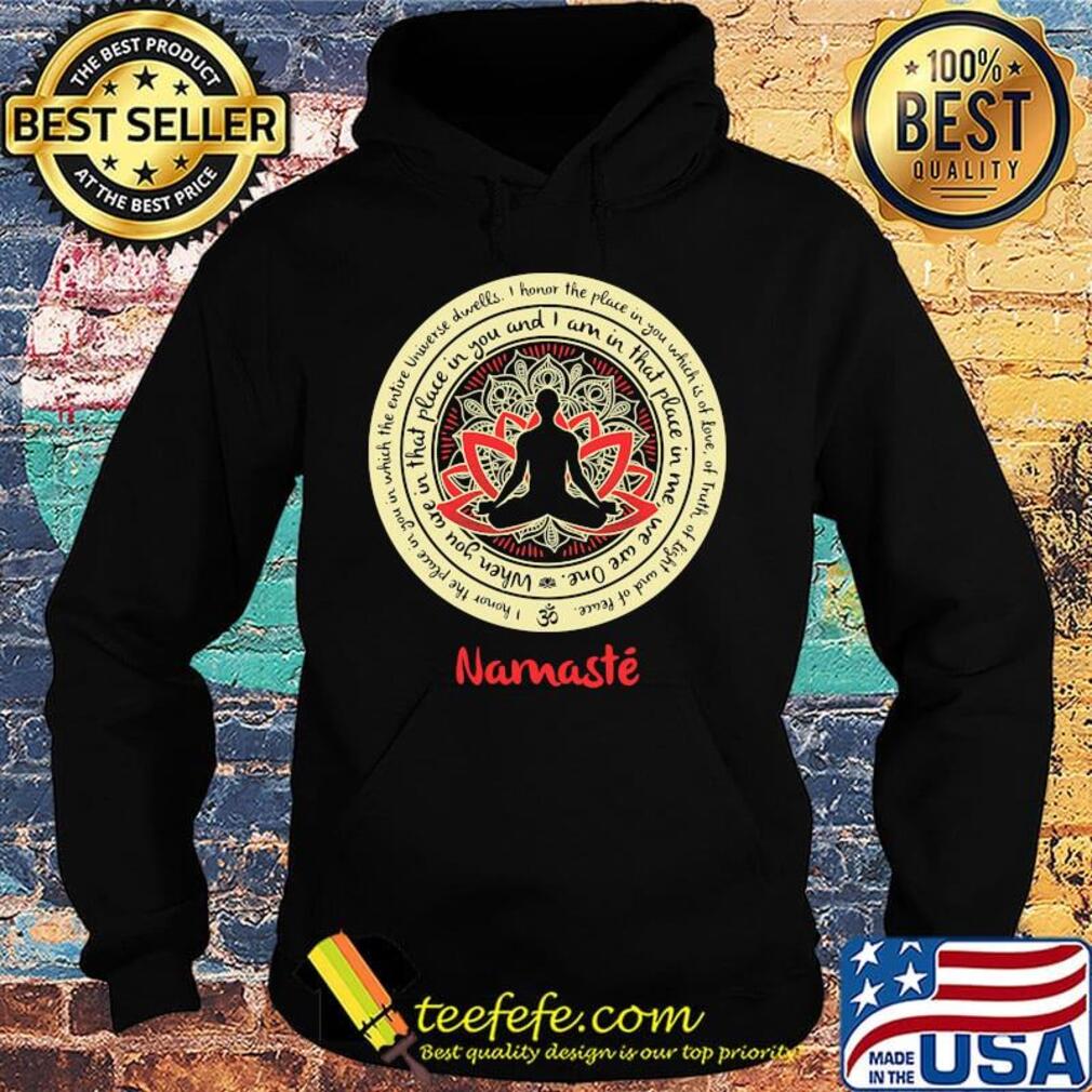 When you we in that place in you and I am in that place in me we are one s Hoodie When you we in that place in you and I am in that place in me we are one s Hoodie