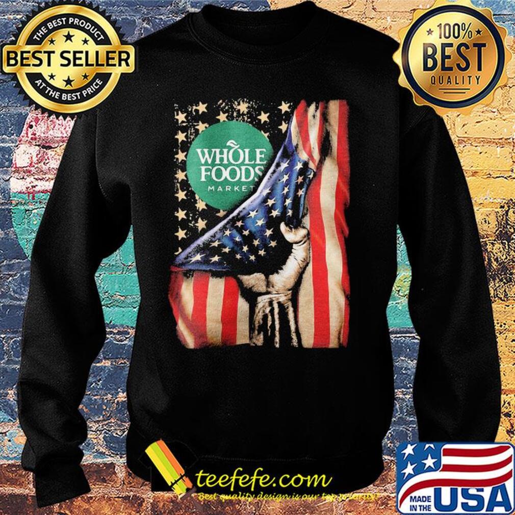 Whole foods market american flag happy independence day s Sweater Whole foods market american flag happy independence day s Sweater