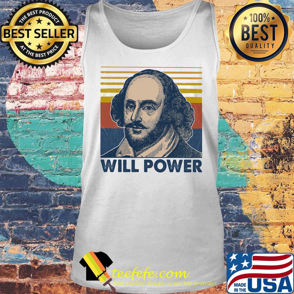 William shakespeare will power vintage retro s Tank top William shakespeare will power vintage retro s Tank top