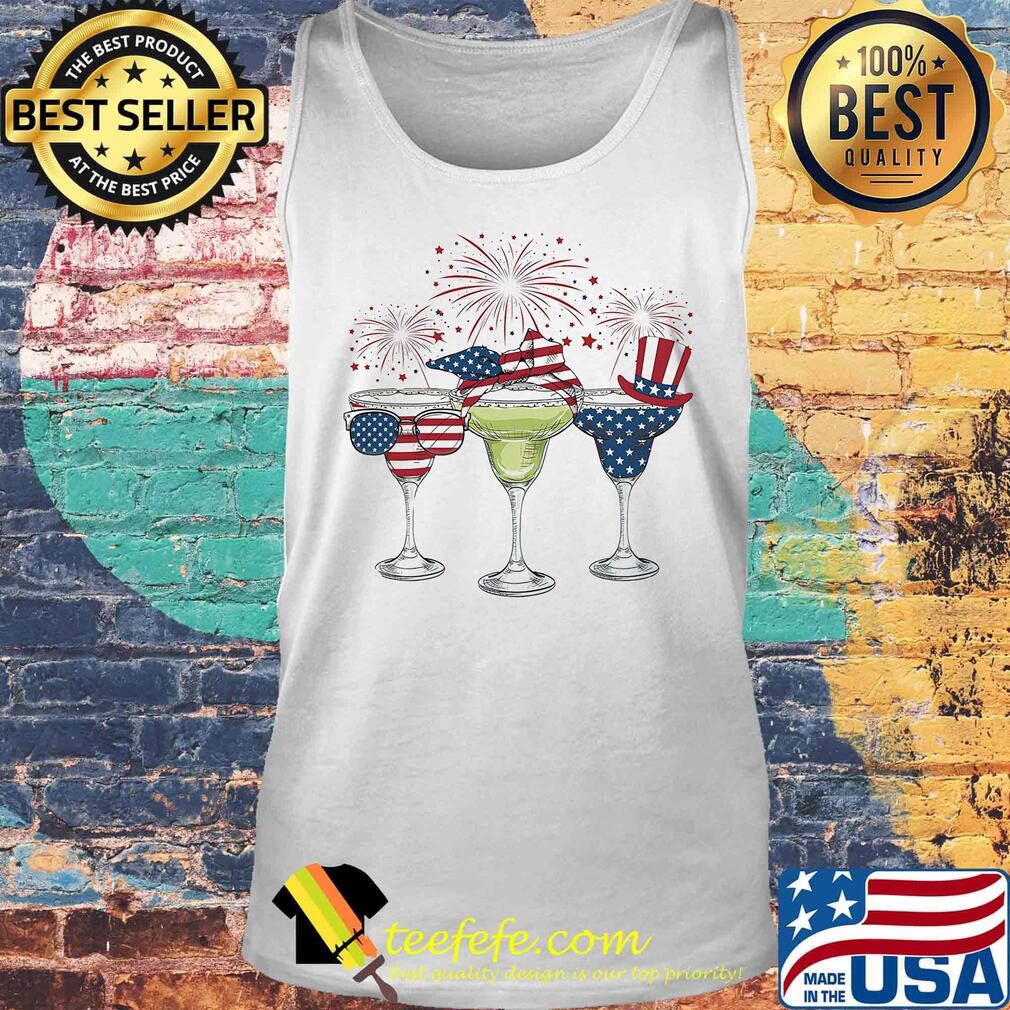 Wine Glass American flag independence day s Tank top Wine Glass American flag independence day s Tank top