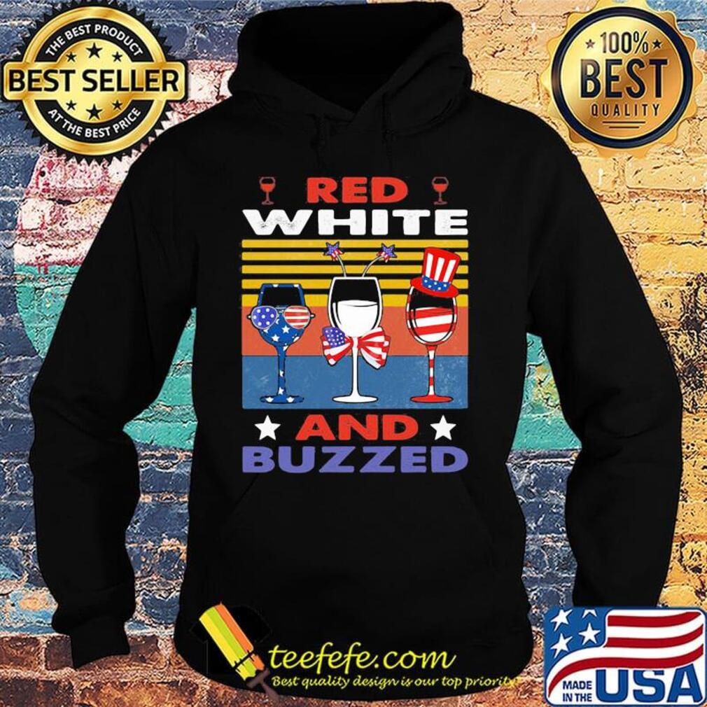Wine red white and buzzed american flag independence day vintage retro s Hoodie Wine red white and buzzed american flag independence day vintage retro s Hoodie