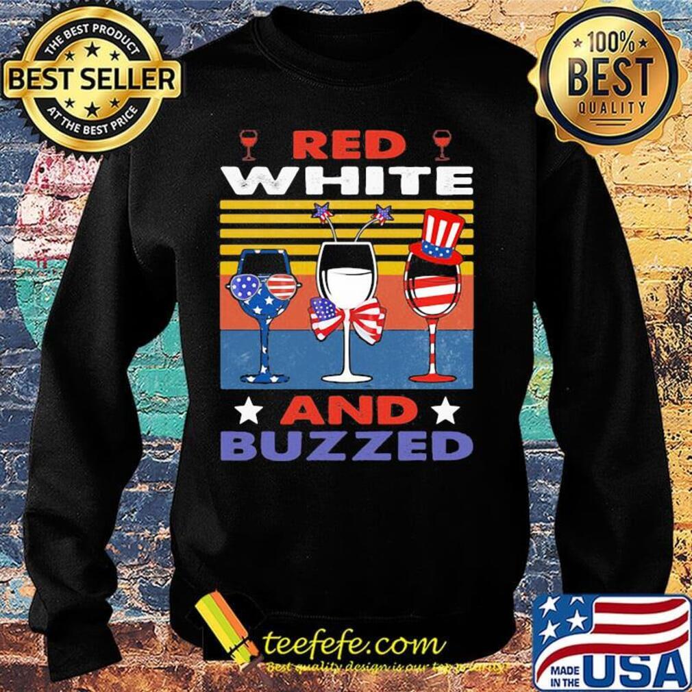 Wine red white and buzzed american flag independence day vintage retro s Sweater Wine red white and buzzed american flag independence day vintage retro s Sweater