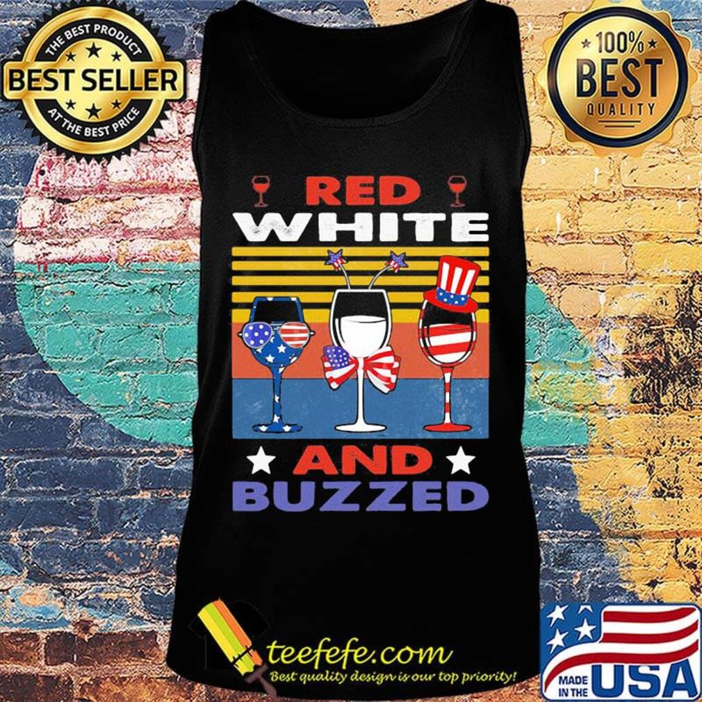 Wine red white and buzzed american flag independence day vintage retro s Tank top Wine red white and buzzed american flag independence day vintage retro s Tank top