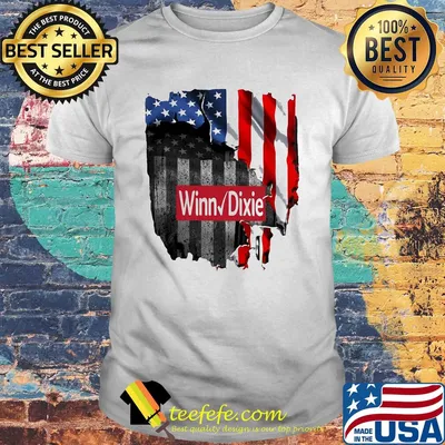 Winn dixie logo american flag independence day shirt