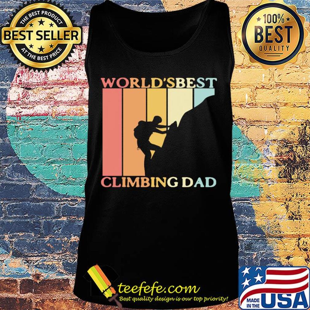 World's best climbing dad happy father's day vintage retro s Tank top World's best climbing dad happy father's day vintage retro s Tank top