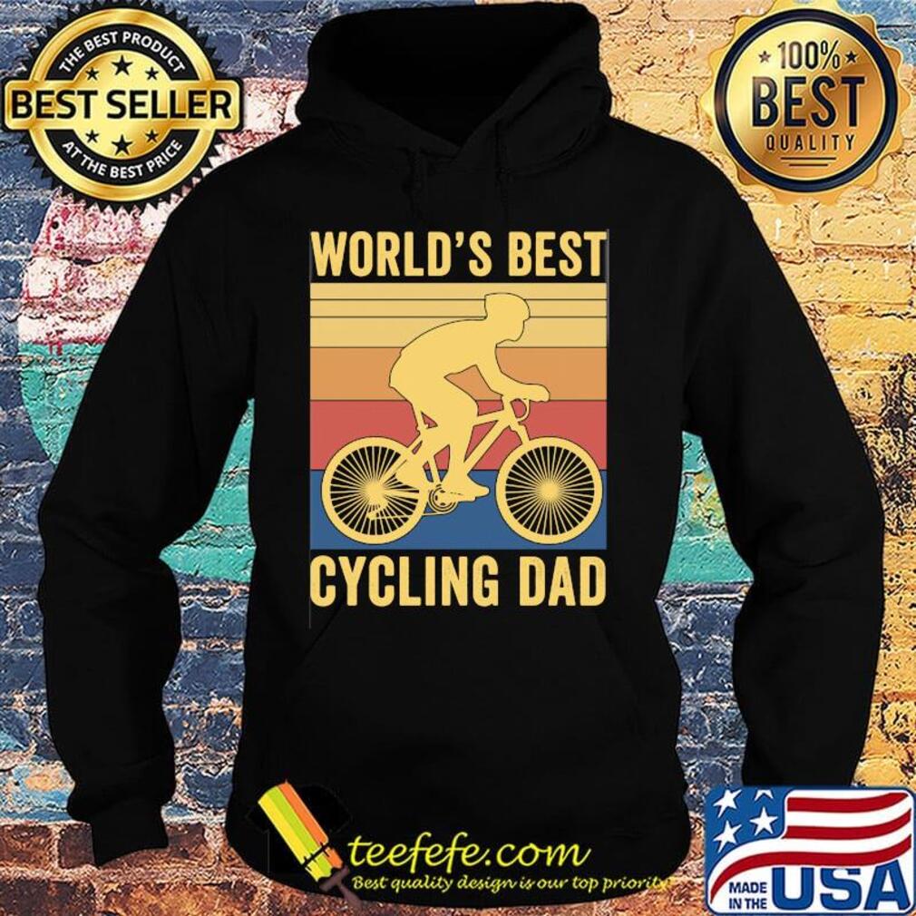 World's best cycling dad vintage retro s Hoodie World's best cycling dad vintage retro s Hoodie