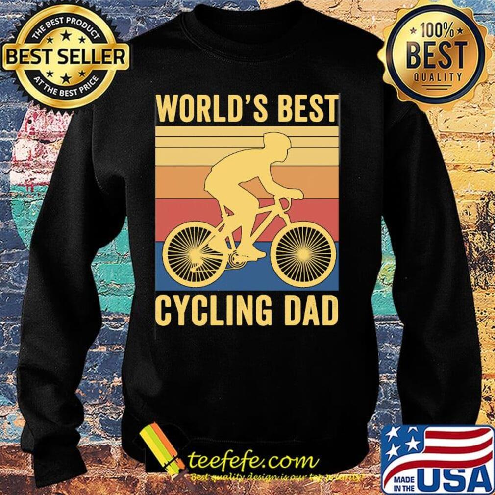 World's best cycling dad vintage retro s Sweater World's best cycling dad vintage retro s Sweater