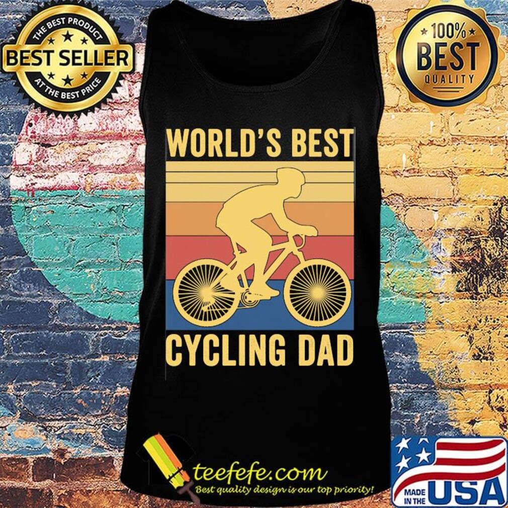 World's best cycling dad vintage retro s Tank top World's best cycling dad vintage retro s Tank top