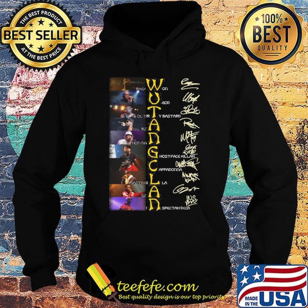 Wu tang clan band members signatures s Hoodie Wu tang clan band members signatures s Hoodie