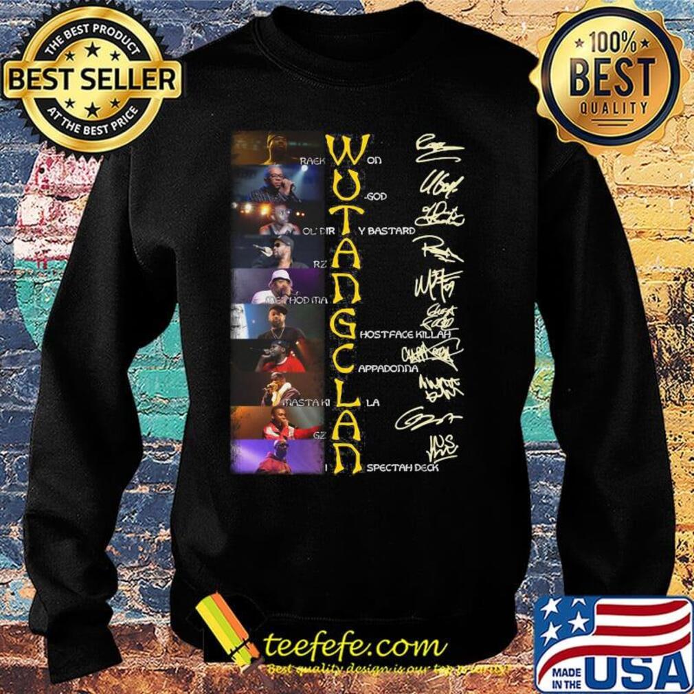 Wu tang clan band members signatures s Sweater Wu tang clan band members signatures s Sweater