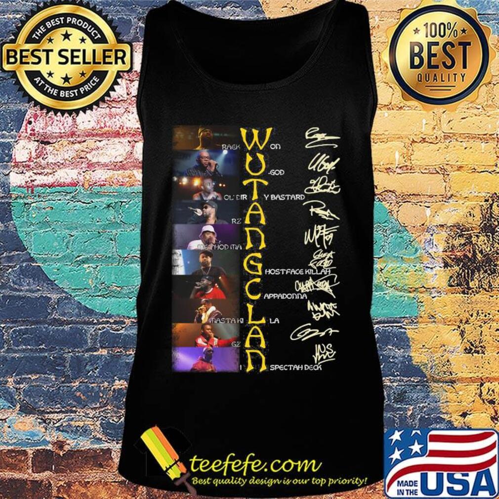 Wu tang clan band members signatures s Tank top Wu tang clan band members signatures s Tank top