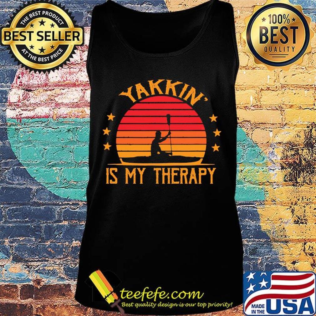 Yakkin is my therapy vintage retro s Tank top Yakkin is my therapy vintage retro s Tank top