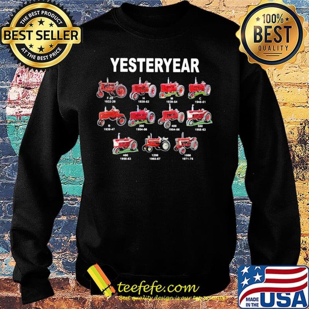 Yesterday Car Plows Red Shirt Sweater Yesterday Car Plows Red Shirt Sweater