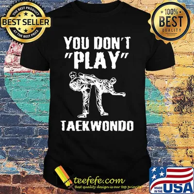 You don't play taekwondo shirt