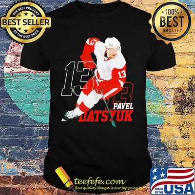 13 pavel datsyuk detroit red wings hockey shirt
