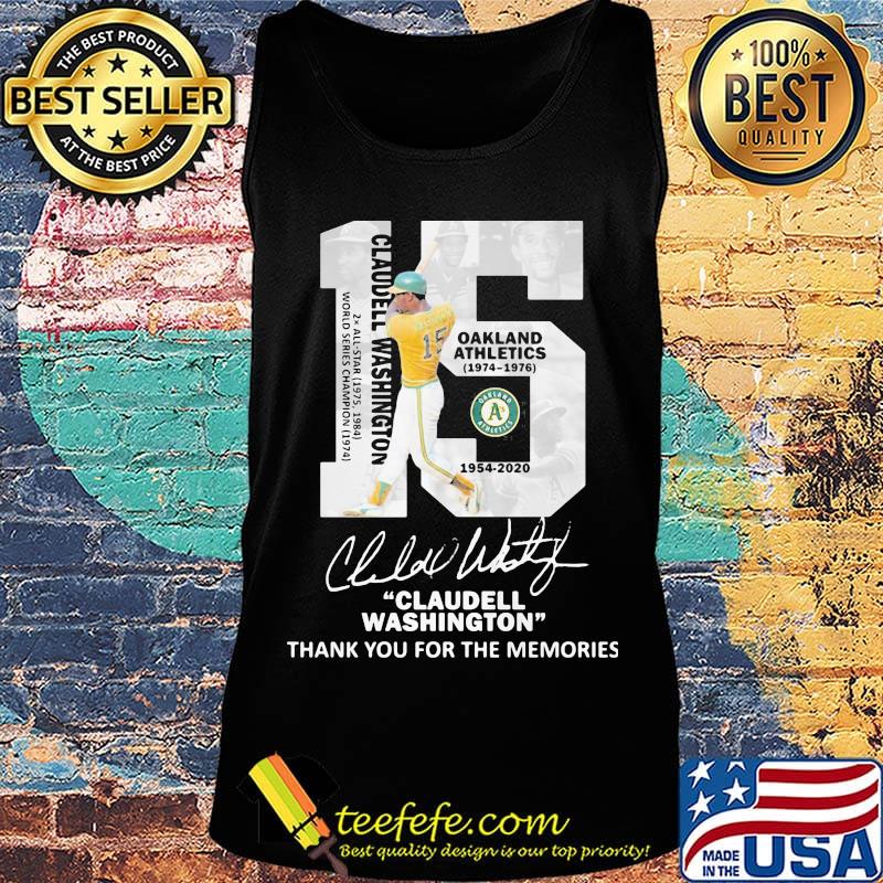 15 Claudell washington thank you for the memories signature s Tank top 15 Claudell washington thank you for the memories signature s Tank top
