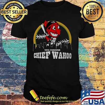1915 forever chief wahoo cleveland indians baseball shirt
