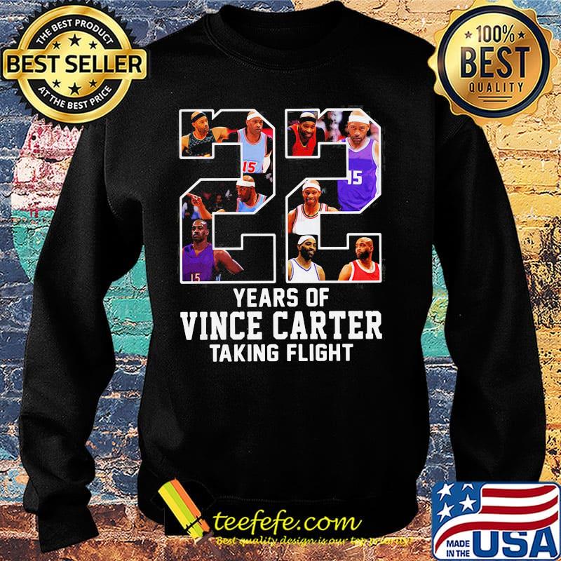 22 year of carter taking flight atlanta basketball legend vince #15 fan s Sweater 22 year of carter taking flight atlanta basketball legend vince #15 fan s Sweater