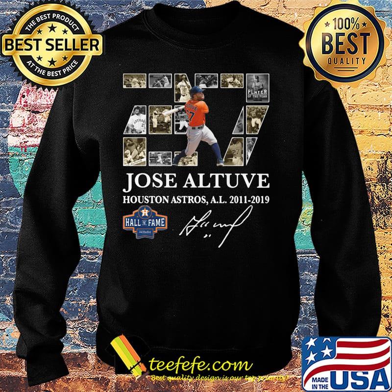27 jose altuve houston astros al 2011 2019 signature s Sweater 27 jose altuve houston astros al 2011 2019 signature s Sweater