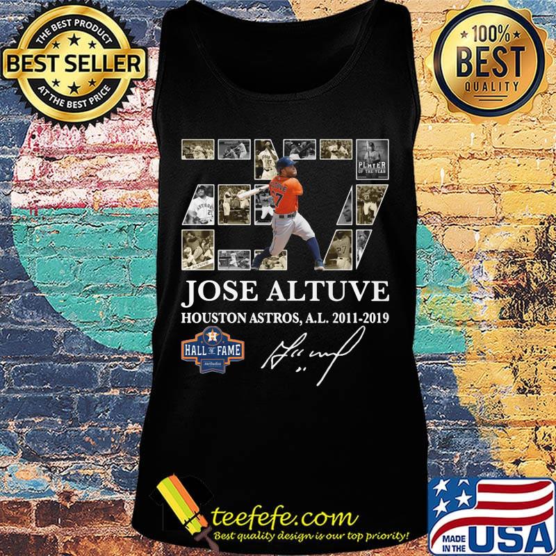 27 jose altuve houston astros al 2011 2019 signature s Tank top 27 jose altuve houston astros al 2011 2019 signature s Tank top