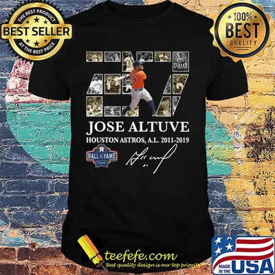 27 jose altuve houston astros al 2011 2019 signature shirt