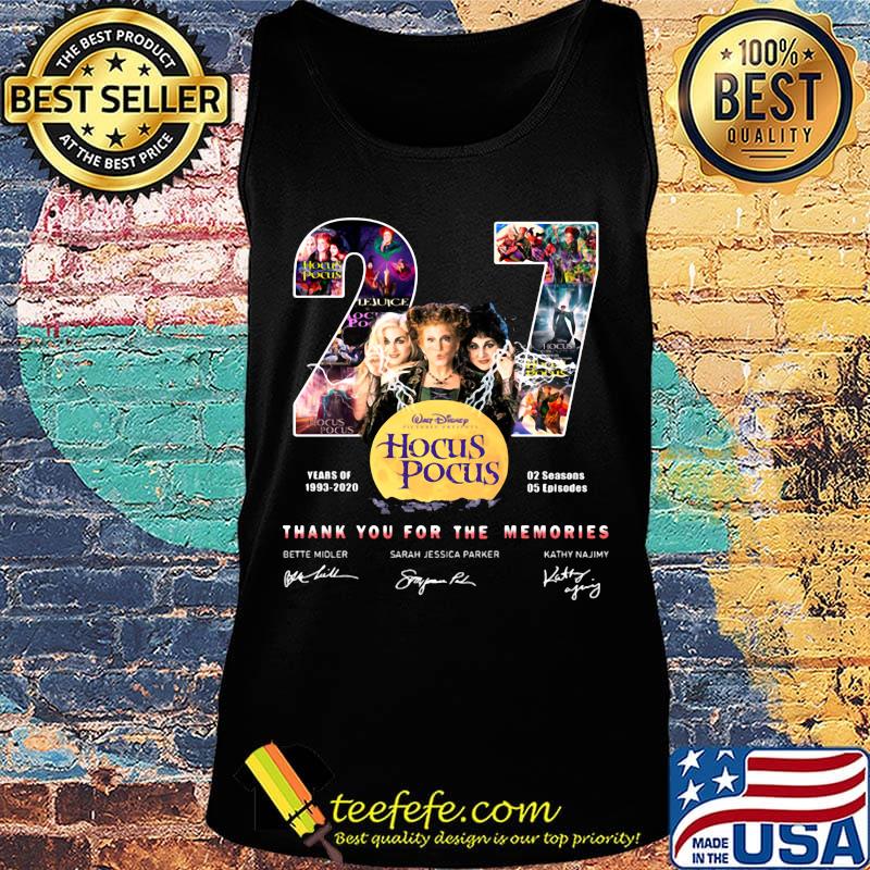 27 years of 1993 2020 02 seasons 05 episodes hocus pocus thank you for the memories signatures s Tank top 27 years of 1993 2020 02 seasons 05 episodes hocus pocus thank you for the memories signatures s Tank top