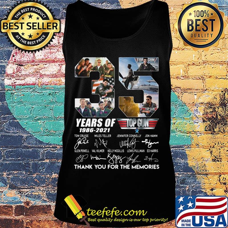 35 years of 1986 2021 top thank you for the memories signatures s Tank top 35 years of 1986 2021 top thank you for the memories signatures s Tank top