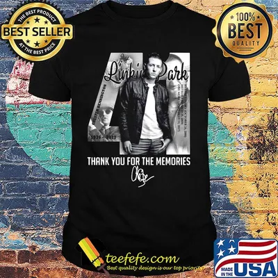 41 linkin park thank you for the memories signature shirt
