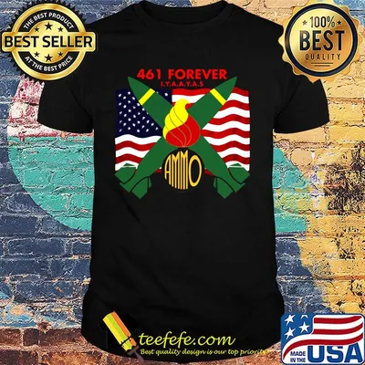 461 Forever IYAAYAS Rocket Ammo American Flag Shirt