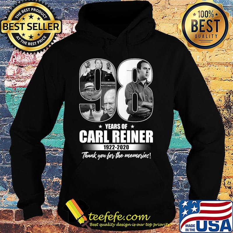 98 years of carl reiner 1922 2020 thank you for the memories stars s Hoodie 98 years of carl reiner 1922 2020 thank you for the memories stars s Hoodie