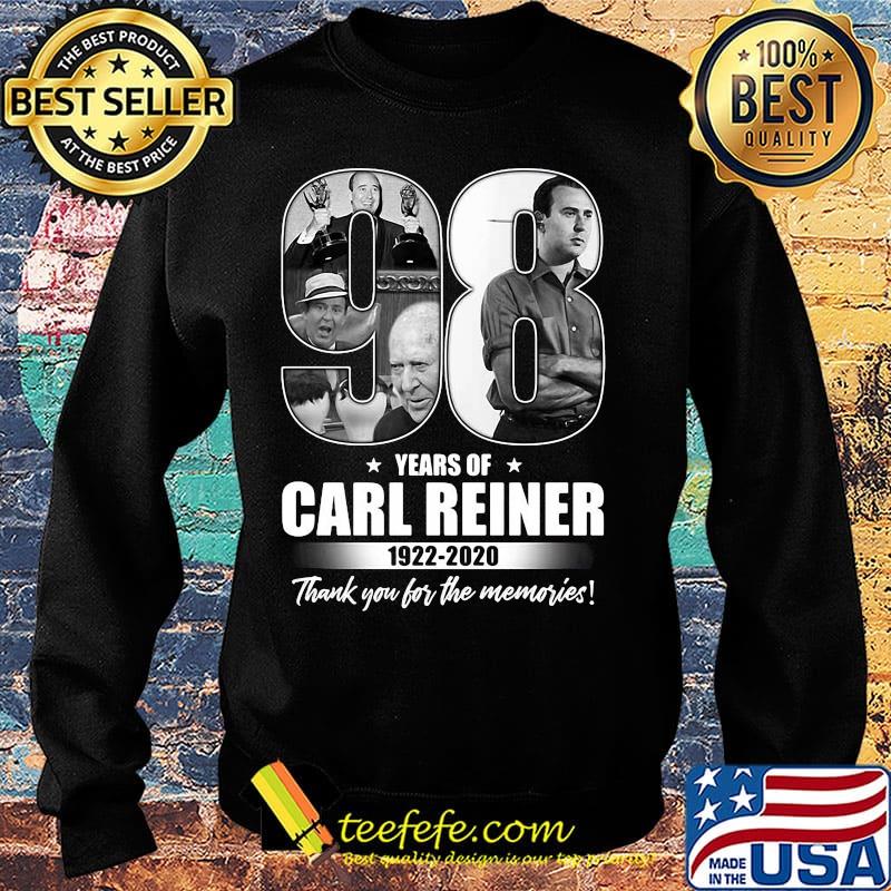 98 years of carl reiner 1922 2020 thank you for the memories stars s Sweater 98 years of carl reiner 1922 2020 thank you for the memories stars s Sweater