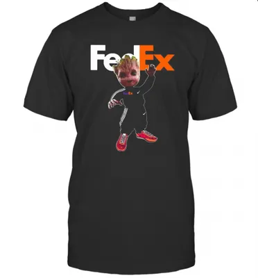 Baby Groot Fedex Logo T-Shirt
