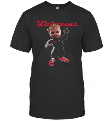 Baby Groot Walgreens Logo T-Shirt