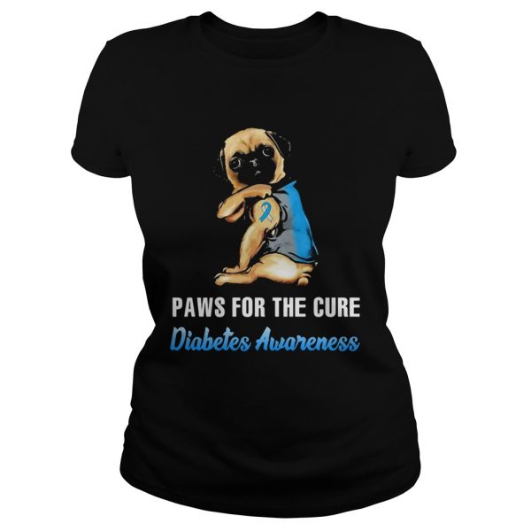 Paws-For-The-Cure-Diabetes-Awareness-Pug-Classic-Ladies-600x600-1.jpg