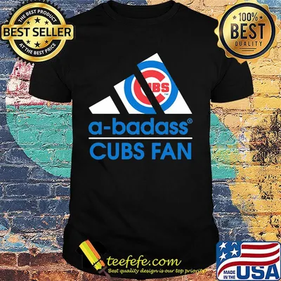 A-badass chicago cubs fan logo shirt