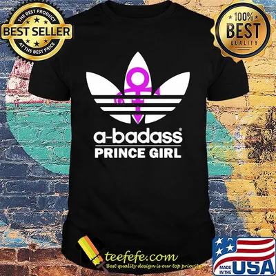 A-badass prince girl logo shirt