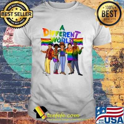 A different world flag LGBT shirt