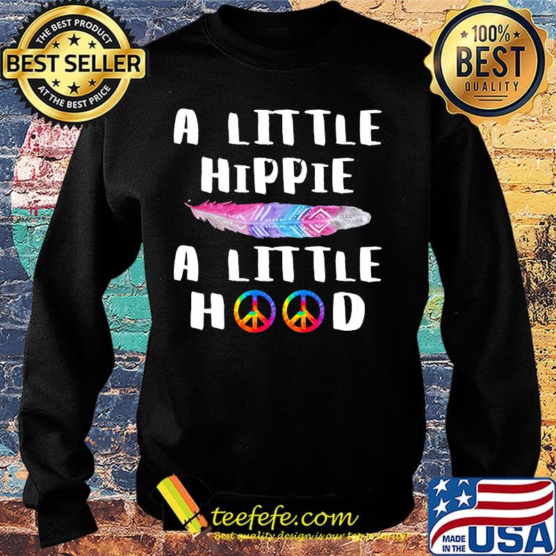 A little hippie a little hood peace s Sweater A little hippie a little hood peace s Sweater