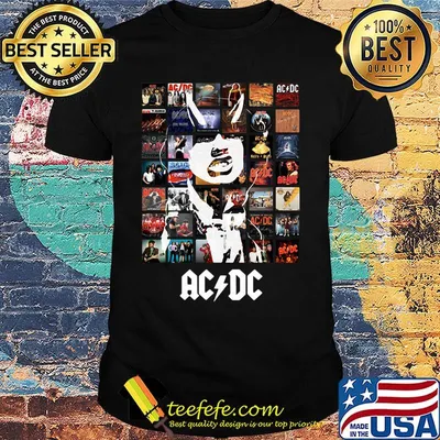 Acdc band bon scott rock singer shirt