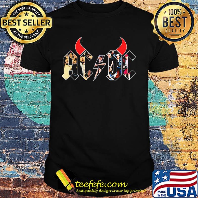 Acdc band members hells bells shirt