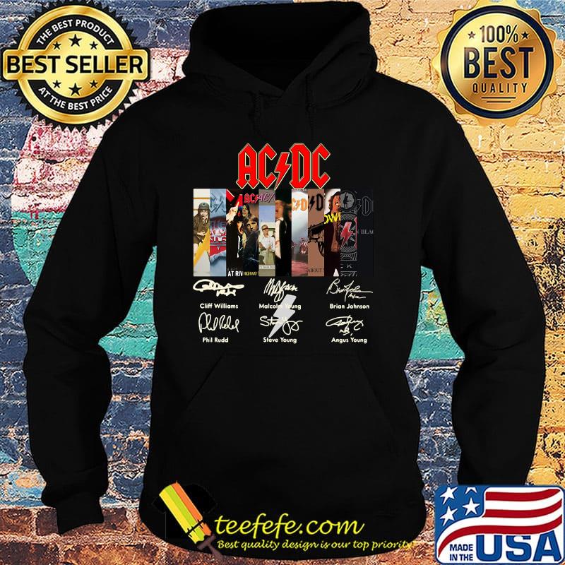 Acdc band members signatures s Hoodie Acdc band members signatures s Hoodie
