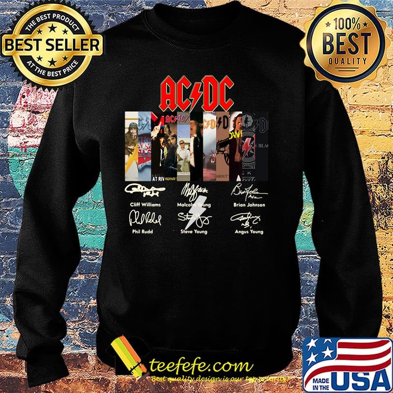 Acdc band members signatures s Sweater Acdc band members signatures s Sweater