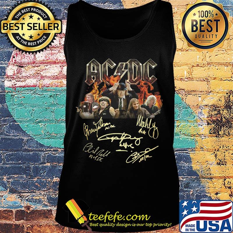 Acdc band members signatures s Tank top Acdc band members signatures s Tank top