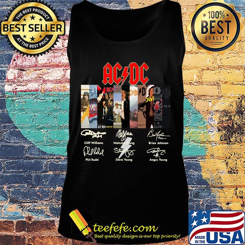 Acdc band members signatures s Tank top Acdc band members signatures s Tank top