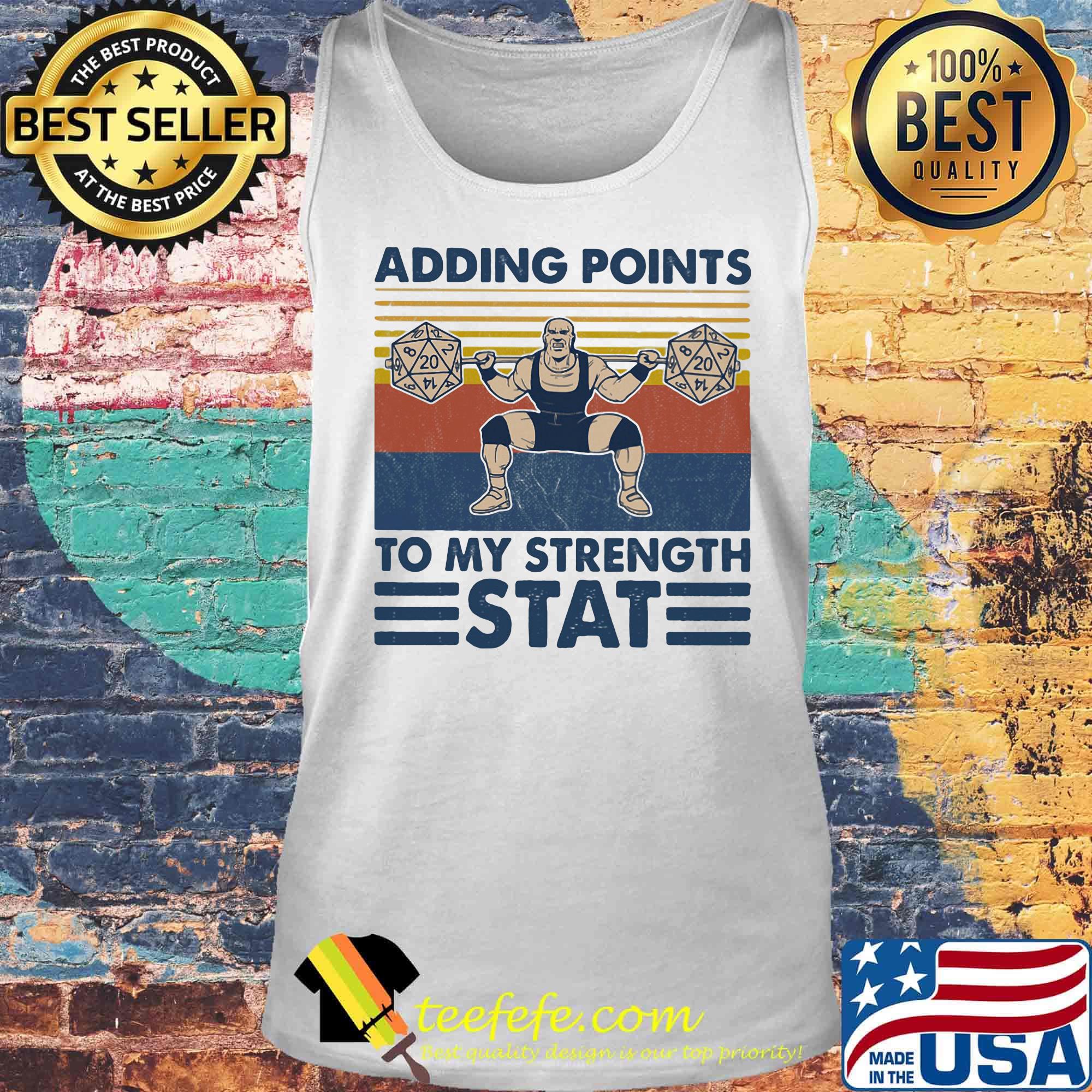 Adding points to my strength stat s Tank top Adding points to my strength stat s Tank top