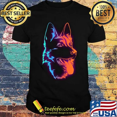 Alasca Dog Color Tongue Shirt