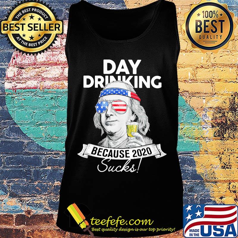 Albert einstein day drinking because 2020 sucks american flag 4th of july independence day s Tank top Albert einstein day drinking because 2020 sucks american flag 4th of july independence day s Tank top
