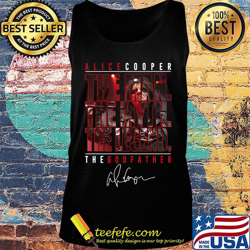 Alice cooper the man the myth the legend the godfather signature s Tank top Alice cooper the man the myth the legend the godfather signature s Tank top